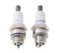 Ocobudbxw 2 pièces 25cc 52cc 62cc tronçonneuse débroussailleuse Bougie d'allumage pour Moteur 2 Temps