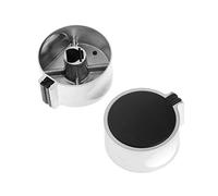 Ocobudbxw 2 pièces 8mm Trou métal cuisinière à gaz cuisinière Interrupteur Rotatif Boutons de Remplacement Universel