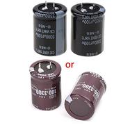 Ocobudbxw 2 pièces Condensateurs électrolytiques en Aluminium 100V 3300uF Volume 30x40mm pour TV LCD