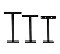 Ocobudbxw 3 pièces/Ensemble Boucles d'oreilles étagère Mode Support de Support présentoir de Bijoux Acrylique Oreille Goujon vitrine Professionnel Organisateur Lampe Arbre Chauve-Souris décoration