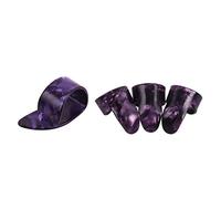 Ocobudbxw 4 pièces en Plastique Guitare Doigt Pics Pouce plectres Ongles protecteurs Outil pour Basse