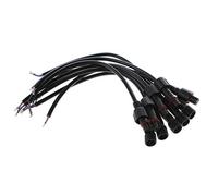 Ocobudbxw 5 Paires de câble étanche de connecteur mâle à Femelle à 2 Broches pour la lumière de Bandes LED de Couleur Unique