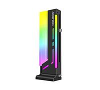 Ocobudbxw Carte Graphique Coolmoon CM-GH2 Support GPU Vertical Coloré 5V A-RGB pour Ordinateur