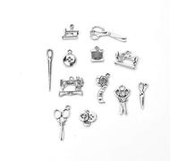 Ocobudbxw Collection de charmes de Couture en Argent Antique Ciseaux Pendentif résultats de Bijoux