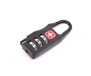 Ocobudbxw Croix Suisse Symbole Combinaison Code de sécurité Mini Cadenas Bagages Voyage numéro Serrure
