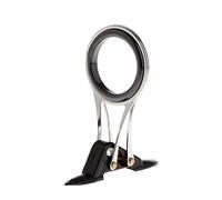 Ocobudbxw Guide Anneau Canne À Pêche Pole Ligne Guides Anneaux Supérieurs Pliant en Acier Inoxydable Télescopique DIY Eye Ring Kit De Réparation Tackle Accessoires De Remplacement 1 Pc