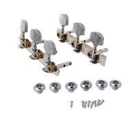 Ocobudbxw Métal Classique Guitare Corde Tuning Pegs Mécaniques Mécaniques Clés Pièces 3L 3R