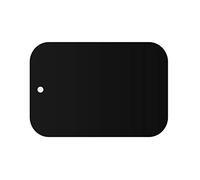 Ocobudbxw Plaque métallique magnétique Support de Voiture Aimant Support de téléphone Autocollant adhésif Rond Remplacement carré