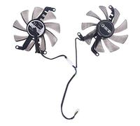 Ocobudbxw Radiateur d'ordinateur 2 pièces 85mm 4 Broches Ventilateur de Refroidissement pour Carte Graphique Galax GeForce GTX 1660 RTX 2060 2070