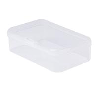 Ocobudbxw Rectangulaire en Plastique Transparent Transparent Boîte De Rangement Collection Conteneur Organisateur
