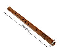 Ocobudbxw Traditionnel 6 Trous flûte en Bambou Clarinette étudiant Instrument de Musique Couleur Bois