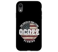 Ocoee Florida Drapeau américain Vintage Coque pour iPhone XR