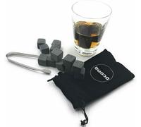 ocona Pierres à whisky, glaçons réutilisables avec pince à glace, stéatite 12pcs