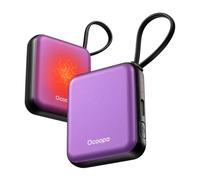 OCOOPA Chauffe Main Rechargeables Lot de 2, Chaufferette Électrique Reutilisable 4000mAh, 3 Niveaux Chauffage, Maximum 52°C, Idee Cadeau Femme, Idéal Noel, Voyage, Outdoor Activités, UT5 Nano