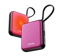 OCOOPA Chauffe Main Rechargeables Lot de 2, Chaufferette Électrique Reutilisable 4000mAh, 3 Niveaux Chauffage, Maximum 52°C, Idee Cadeau Femme, Idéal Noel, Voyage, Outdoor Activités, UT5 Nano