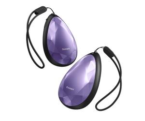 OCOOPA Femme Chauffe-Mains Rechargeables Lot de 2, Portables, Élégants, Forme Diamant Magnétique, Chaufferette Électriques Réutilisables, Cadeau Tech Noël, Raynaud, Randonnée, Camping, UT4 Rare