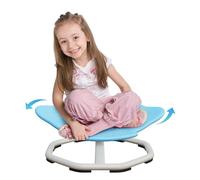 OCPO HOME Autisme Chaise Pivotante pour Enfant, 360° Carrousel Chaise Sensorielle, Jouet à Capteur d'Autisme pour Garçons et Filles, Entraînement de Coordination et Équilibre du Corps (Bleu)