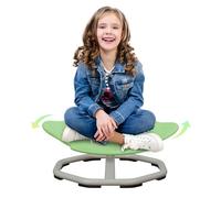 OCPO HOME Autisme Chaise Pivotante pour Enfant, 360° Carrousel Chaise Sensorielle, Jouet à Capteur d'Autisme pour Garçons et Filles, Entraînement de Coordination et Équilibre du Corps (Vert)