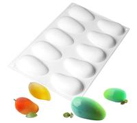 OCPO KITCHEN Moule Silicone Gâteau 3D Fruits, Moule à Mousse Cake, Moule à Pâtisserie en Silicone avec 8 Cavités pour Glace Chocolat Gelée Pâtisserie Dessert Savon