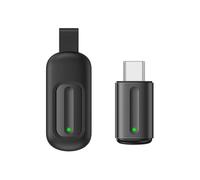 OCRUSTAR Adaptateur de télécommande universel pour iPhone 15 - Télécommande tout-en-un pour TV/AC/DVD - Compatible avec Samsung, Sony, Panasonic, Sharp, LG et plus - Noir - Prise de type C pour iPhone