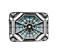 Octagon Building Housse antichoc unisexe pour ordinateur portable, fabriquée en tissu Oxford haute densité, ouverture zippée pratique
