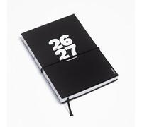 OCTÀGON DESIGN Agenda semainier académique 2026-2027, format A5 (13,5 x 20 cm), août 2026 à juillet 2027, format A5 (13,5 x 20 cm), noir