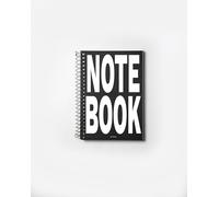 OCTÀGON DESIGN | CleverCanvas Cahier à spirale professionnel A5 - Papier de qualité idéal pour écrire ou dessiner - Format A5 - Répertoire de points - Design audacieux - Couverture semi-rigide - Noir
