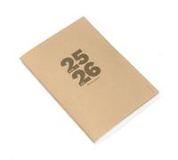 OctÀGON DESIGN | Grand planificateur mensuel 2025/2026 Plus | Agenda académique mensuel | 12 mois ; août 2025 à juillet 2026 | 2 pages de notes entre mois | A4 | Camel | Couverture souple.