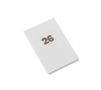 OCTÀGON DESIGN - Petit planificateur mensuel 2026-12 mois de janvier à décembre 2026 - L'emblématique planificateur monthly d'Octàgon | Format A5 | Couleur Cobblestone | Couverture souple