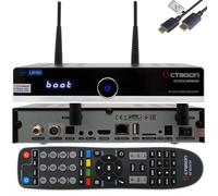 Octagon SF8008 4K Combo Supreme V3 UHD E2 1xDVB-S2X, 1x DVB-C/DVB-T2, Linux PVR Sat Receiver, WiFi Double Bande 2,4/5G, LAN 1 Gbit, Interface M.2, BT 5.1, télécommande IR, câble HDMI HTS e-com