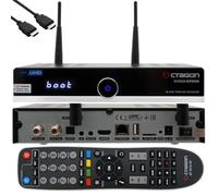 Octagon SF8008 4K Twin Supreme UHD HDR TV Receiver - 2X DVB-S2X Satellite Twin Receiver, E2 Linux TV Box, EasyMouse HDMI, 2.4/5G Dual-Band WiFi, Fonction Enregistrement, Interface M.2 SSD