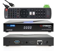 ► OCTAGON SPIRIT 4K UHD HDR10+ ANDROID TV OTT MEDIA STREAMING BOX 5G WLAN BT FB