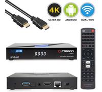 Octagon SPIRIT 4K UHD HDR10+ WiFi LAN Bluetooth HDMI Android 9 IP Récepteur