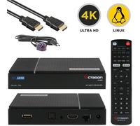 Octagon SX888 V2 4K UHD Linux OS H.265 HDMI USB Récepteur TV IP Noir
