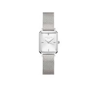 Octagon XS Mesh Silver avec cadran blanc et boîtier argenté de 19,5x24 mm OWSMS-O74 en acier inoxydable.
