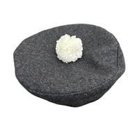 Octagoner Pour Enfants Fille Mode Pompons Peintre Conducteur Petit Soleil Printemps Chaud Chemins De Tête Journal Garçons Casquettes Pour Petit, gris, taille unique