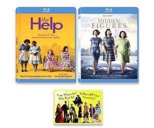 "Octavia Spencer" Bluray Collection: The Help / Hidden Figures / + Including Bonus Art Card