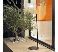 Octavio - Lampadaire Sans Fil - Corde - Marron