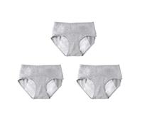 octipa Culottes d’incontinence, anti fuite urinaire lot de 3 Culotte Anti-fuites Physiologique en Coton Lavable avec Zone Absorbante Anti-fuite pour Femmes