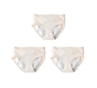 octipa Culottes d’incontinence, anti fuite urinaire lot de 3 Culotte Anti-fuites Physiologique en Coton Lavable avec Zone Absorbante Anti-fuite pour Femmes