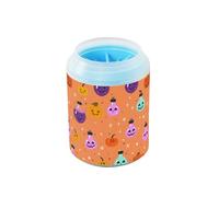 October Magic Floating Potion Coloré Portable Pet Foot Cleaner avec brosse en silicone Doux pour les pieds doux Fournitures de toilettage pour chiens et races de chats de petite et moyenne taille