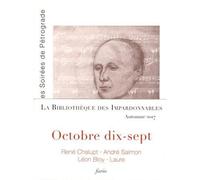 Octobre 17 - Collectif - Fario - broché - Poésie