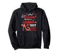 Octobre 1951 Anniversaire This Queen Was Born In Octobre 1951 Sweat à Capuche