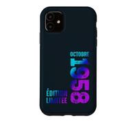 Octobre 1958 Awesome Year 1958 Retro 1958 Vintage 1958 Coque pour iPhone 11