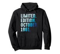 Octobre 1961 Année 1961 Rétro 1961 Vintage Édition Limitée Sweat à Capuche
