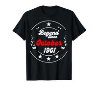 Octobre 1961 Anniversaire Legend Man Boy Since October 1961 T-Shirt