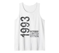 Octobre 1993 Awesome 1993 Vintage 1993 Retro 1993 Edition Débardeur