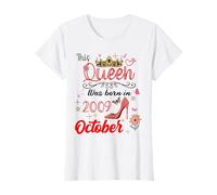 Octobre 2009 Anniversaire This Queen Was Born In Octobre 2009 T-Shirt