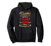 Octobre Anniversaire Reine Depuis Octobre 2000 Octobre Fille Sweat à Capuche