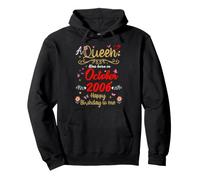 Octobre Anniversaire Reine Depuis Octobre 2006 Octobre Fille Sweat à Capuche